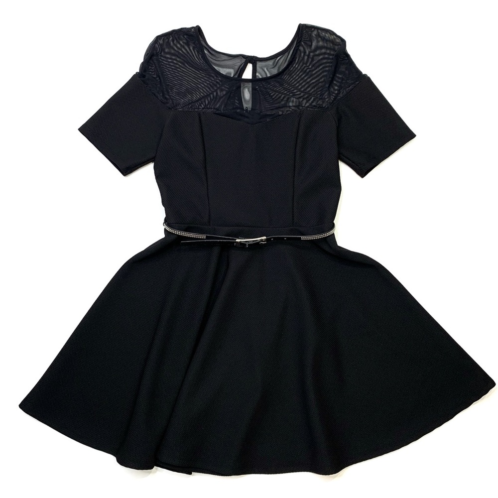 Trixxi Fit and Flare Black Dress Size 11